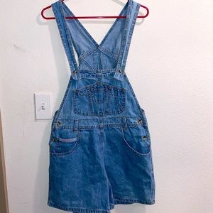Vintage Denim Overalls (Short)